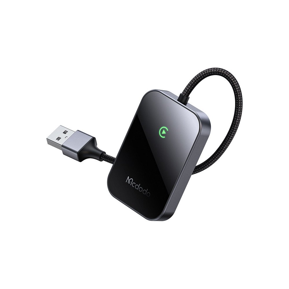 CarPlay belaidis adapteris su USB kabeliu McDodo CA-7210 juodas