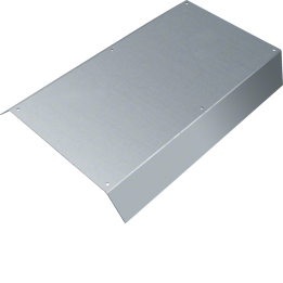 Hager AKBAZ4000702 Blind Lid 45° Branch for AK 400x70mm Trunking