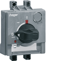 Hager HXT032H tiesioginė sukamoji rankena su užraktu, skirta P250