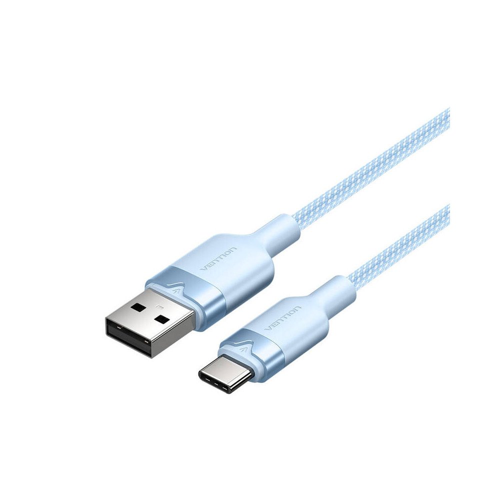 USB 2.0 A to USB-C 3A cable Vention CTNLH 2M (blue)