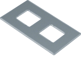Hager GTVDM042 Support Plate for GTVD2/3 2xRJ45 17.2x18.3 mm