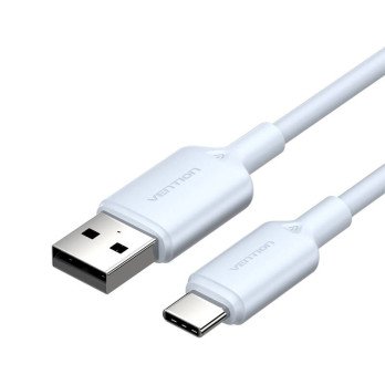 USB 2.0 A USB-C 3A kaapeli Tuuletus CTQLF 1M (sininen)