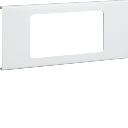 Hager L91129016 Pre-cut Lid 2gang FB 60110 Traffic White