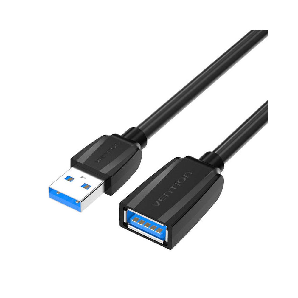Pikenduskaabel USB 3.0 isane USB-emane Vention VAS-A45-B300 3m (must)
