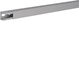 Hager BA725025 Slotted Panel Trunking 25x25mm, Grey