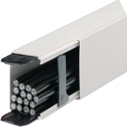 Hager LFF6009009016 Liféa Trunking 60x90mm Coupler + 2 Clips White