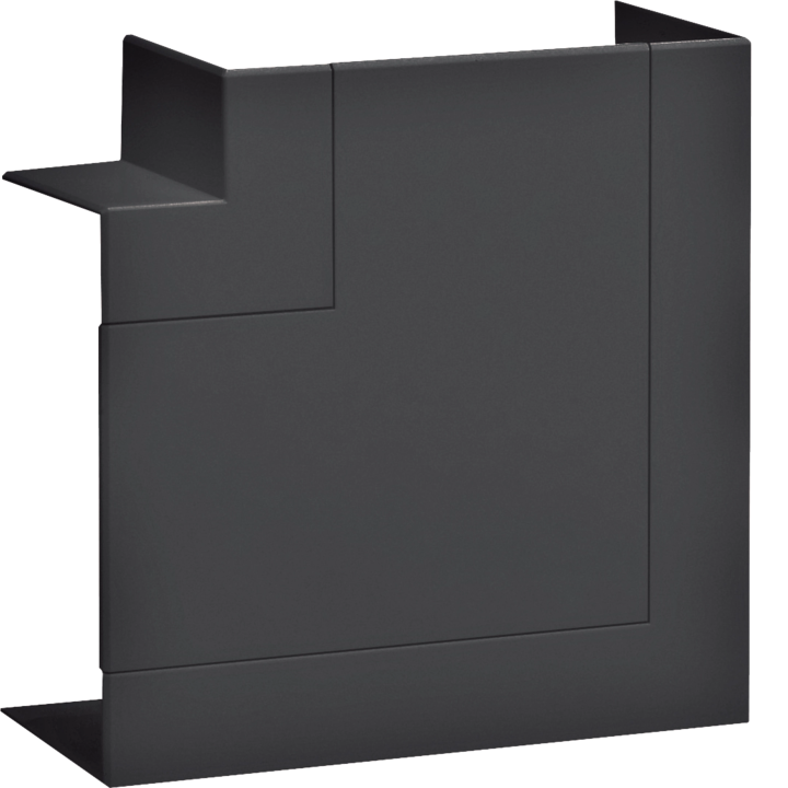 Hager BRP651305H9011 Flat Corner for BRP/BRAP Trunking, Black