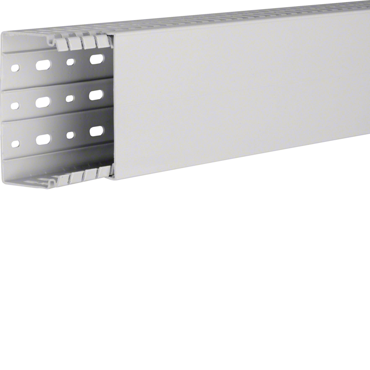 Hager HA760100 Slotted Panel Trunking 60x100mm Grey