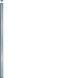 Hager versipole F 3-3 30m Floor Box Natural Anodised Aluminium DAS453000ELN
