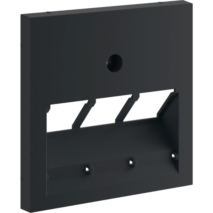 Hager GZUAE3A9011 Central Plate 55 UAE 3-Gang