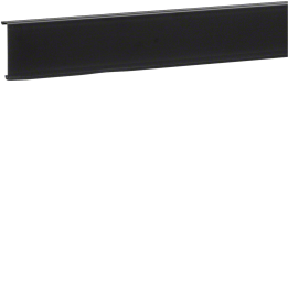 Hager SL20080AC9011 Trunking Lid with Soft Compound, Black (RAL 9011)