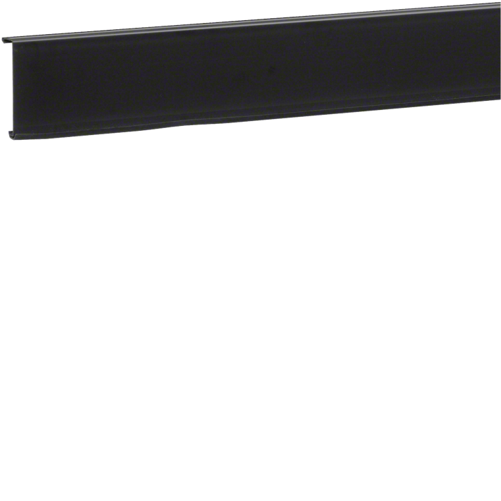 Hager SL20080AC9011 Trunking Lid with Soft Compound, Black (RAL 9011)