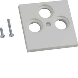 Hager GZSAT3A7035 Central plate 55 TV/SAT 3-gang, lg