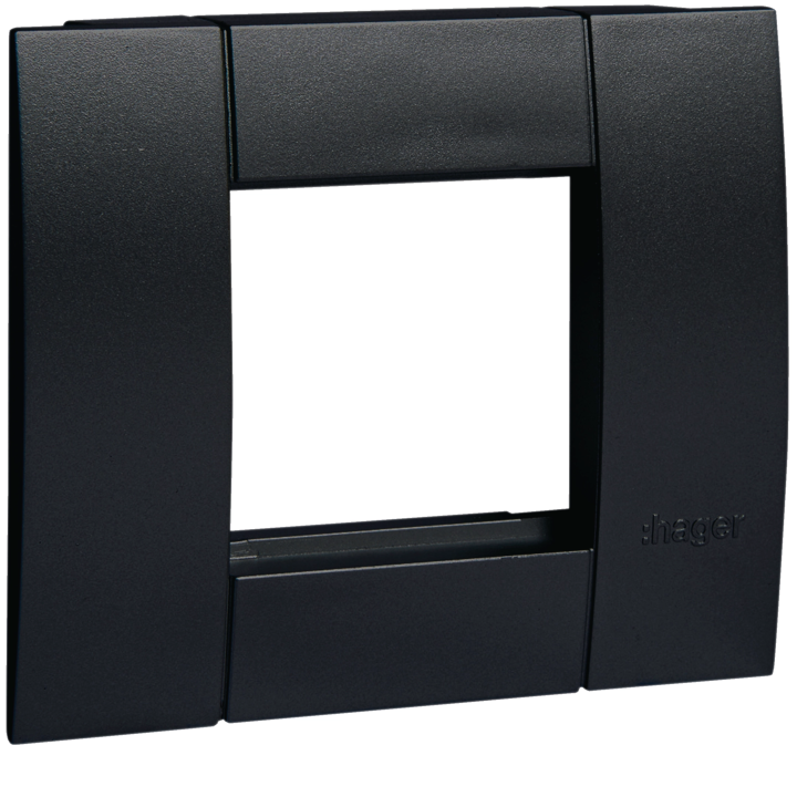 Hager GT4519011 Smart Socket 1-Gang 45x45mm Black