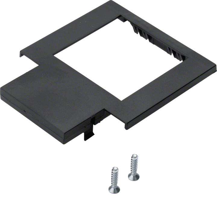 Hager GTMBV34T1 Media Cover Plate for 1-Wide Device with S-Ring