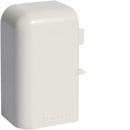 Hager M55549010 End Cap Left for SL 20051 Trunking, Pure White