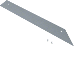 Hager AKE2500402 End Cap for Floor Trunking 250x40mm