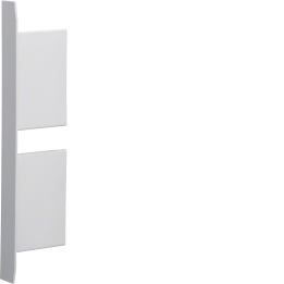 Hager BKIS251306D9016 Endcap for Cable Trunking 25mm, Steel, White