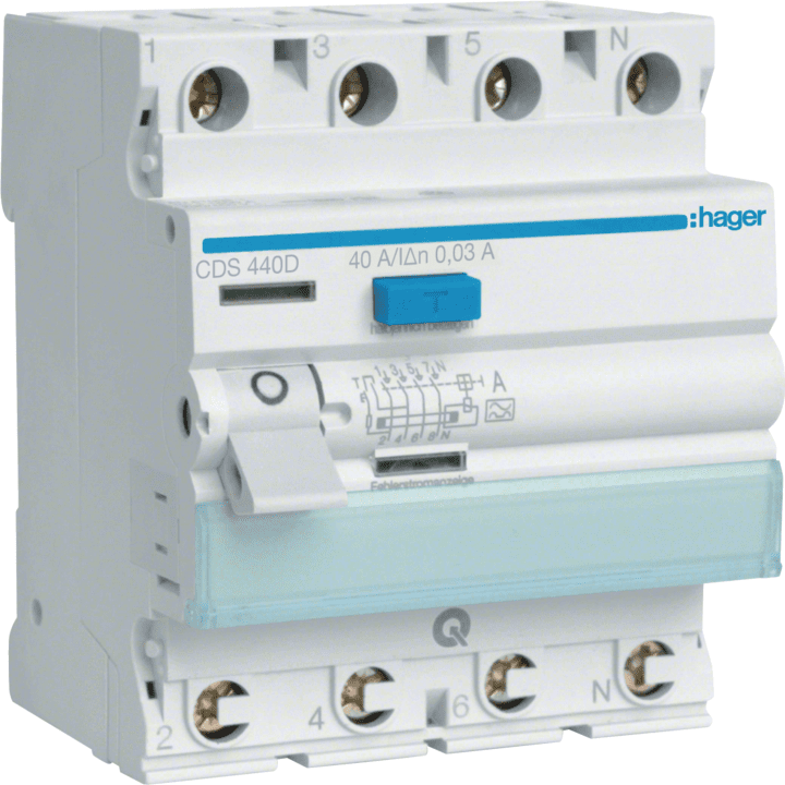 Hager CDS440D RCCB 4P 40A 30mA tüüp A