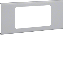 Hager L91127035 Pre-cut Lid 2gang, FB 60110, Light Grey
