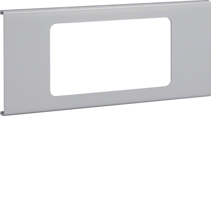 Hager L91127035 Pre-cut Lid 2gang, FB 60110, Light Grey