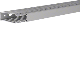 Hager BA780025 Slotted Panel Trunking 80x25mm Grey