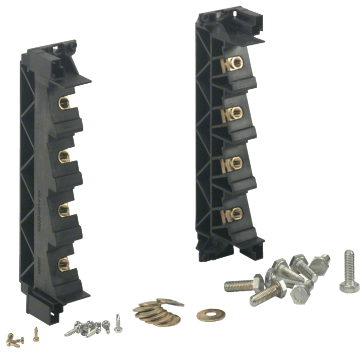 Hager UZ54S1 Busbar Carrier, Universal, 50mm, 4P, 2 pcs.