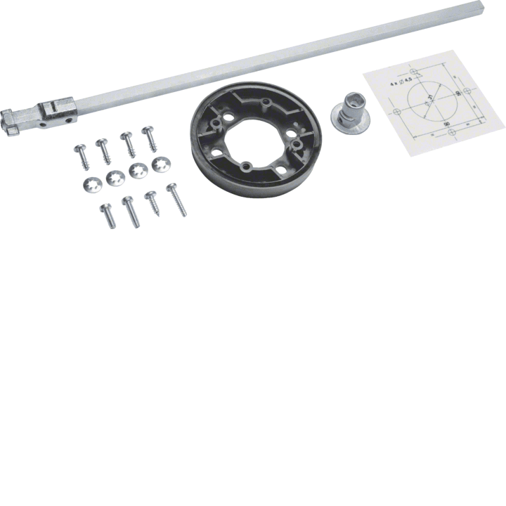 Hager HZC104 veleno prailginimas 320 mm, skirtas FCS-LBS 80-250A