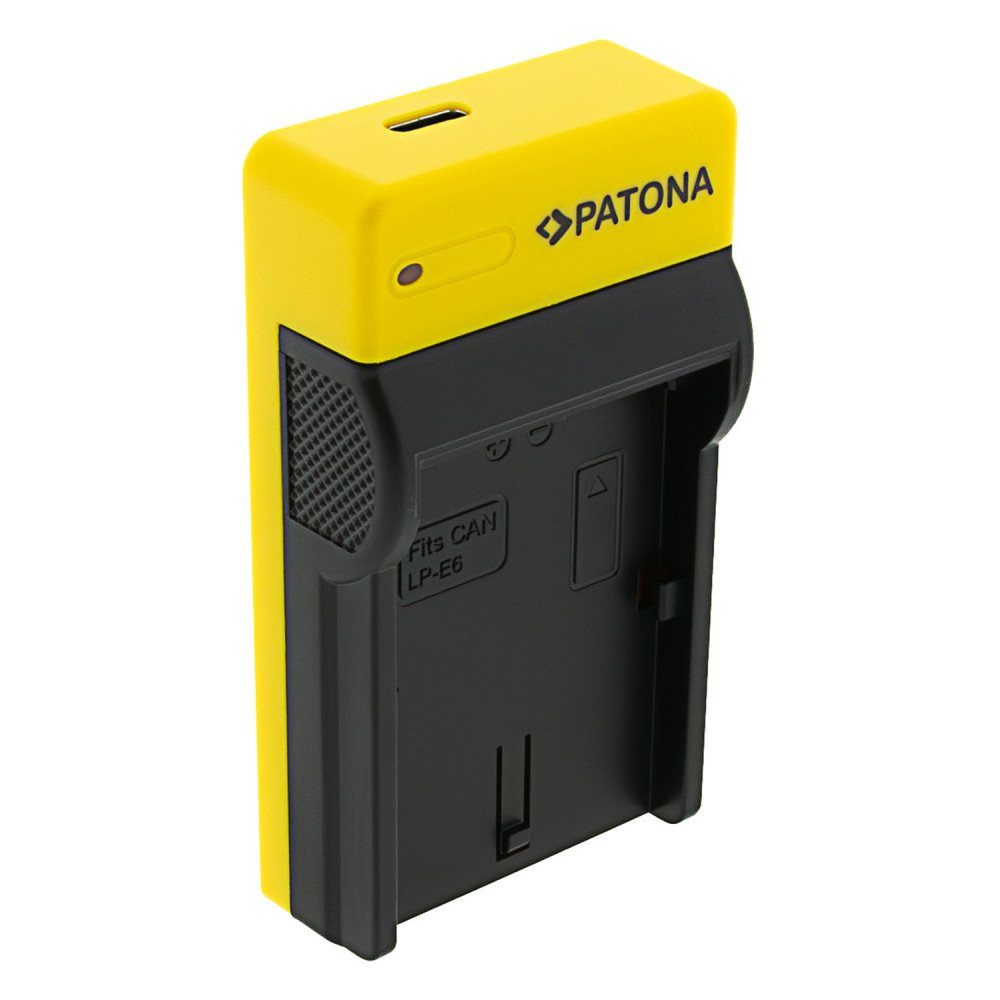 Ladetajs Foto Canon LP-E6 slim, USB