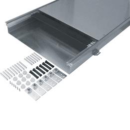 Grīdas kanāls Hager BKW600060 ar tekni 600x60x100 mm sausajai kopšanai