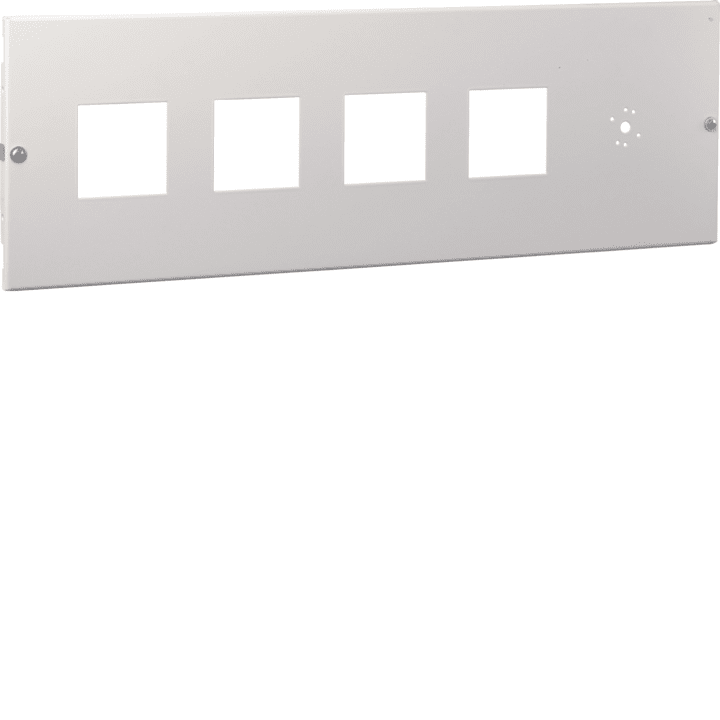 Комплект отверстий Hager UC301 Quadro.sys, 600x200 мм, для распределительного щита, 4x 92x92 мм