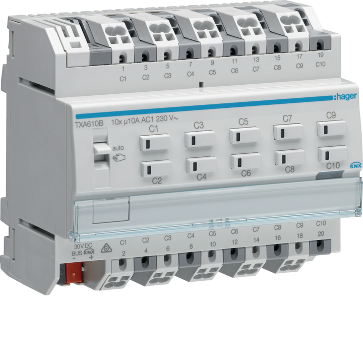Hager TXA610B Modular Contactor 10A 1P