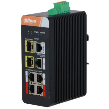PRAMONINIS JUNGIKLIS IS4207-4GT-120 5 PORT + 2 x SFP DAHUA