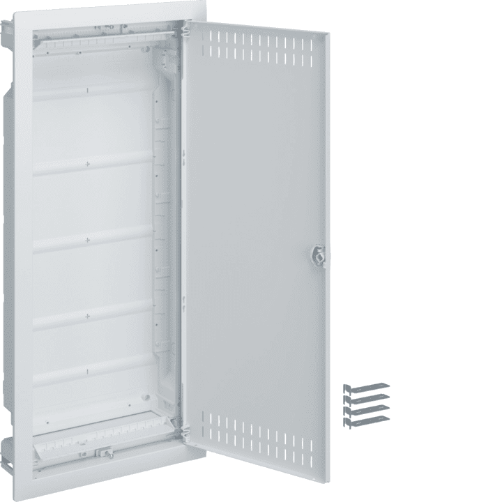Hager VU48NW Flush-Mounted Distribution Board Enclosure, 4x12 MOD, IP30