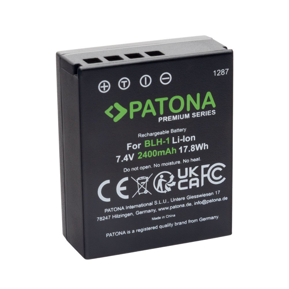 Battery Olympus BLH-1 2040mAh Li-Ion Premium Dekodovana