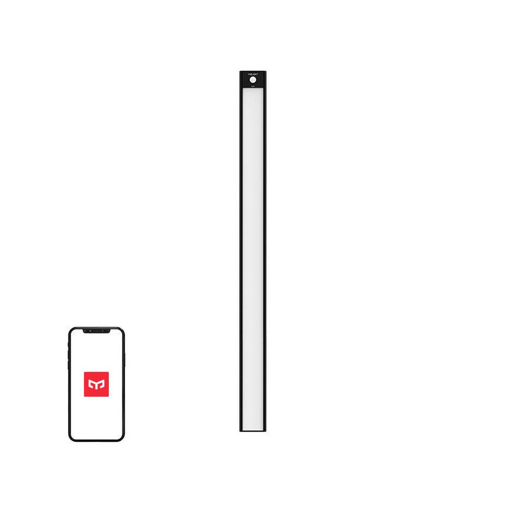 Yeelight spinta sviesiai juoda 60cm 2700K