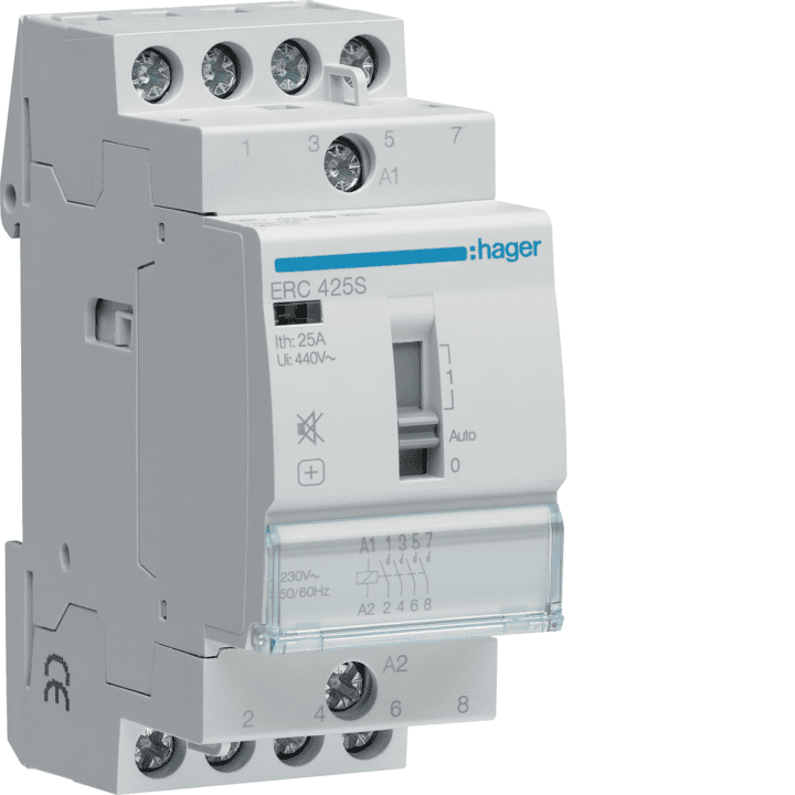 Hager ERC425S Humfree Override Controller 25A 4NO 230V