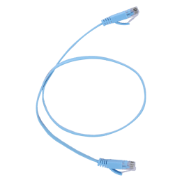 MARCA BLANCA UTP6-05B-FLAT Cat6 plakanais tīkla kabelis 5m - neekranēts UTP vads LAN Ethernet