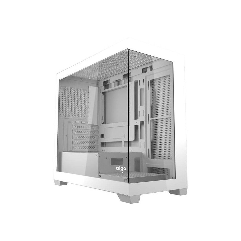 Darkflash C218M computer case + 6 ARGB fans (white)