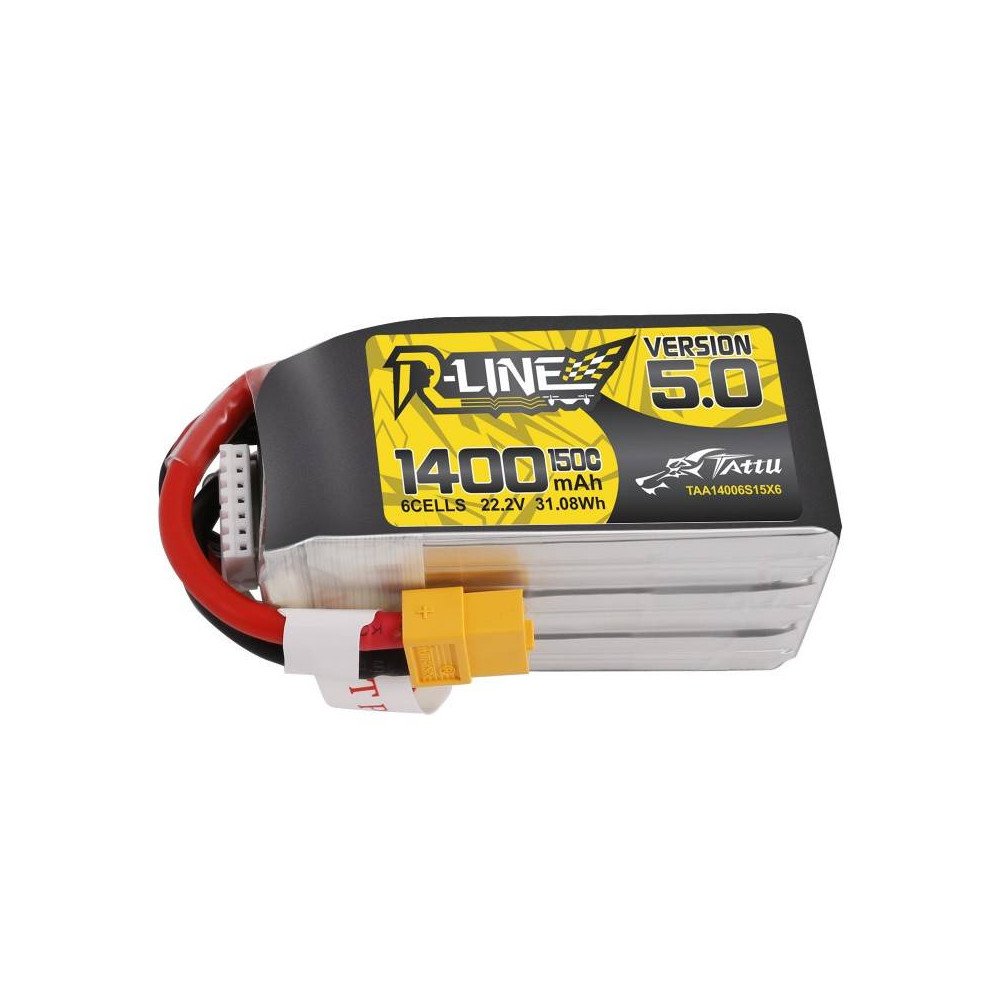 Tattu R-Line 5.0 1400 22,2 150C 6S1P XT60