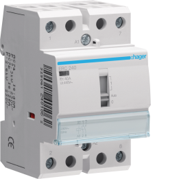 Hager ERC240 Override Contactor 40A 2NO 230V
