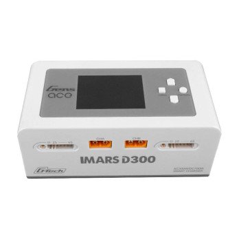 Gens Ace IMARS D300 G-Tech Channel AC/DC 300W/700W RC-akkulaturi-EU valkoinen