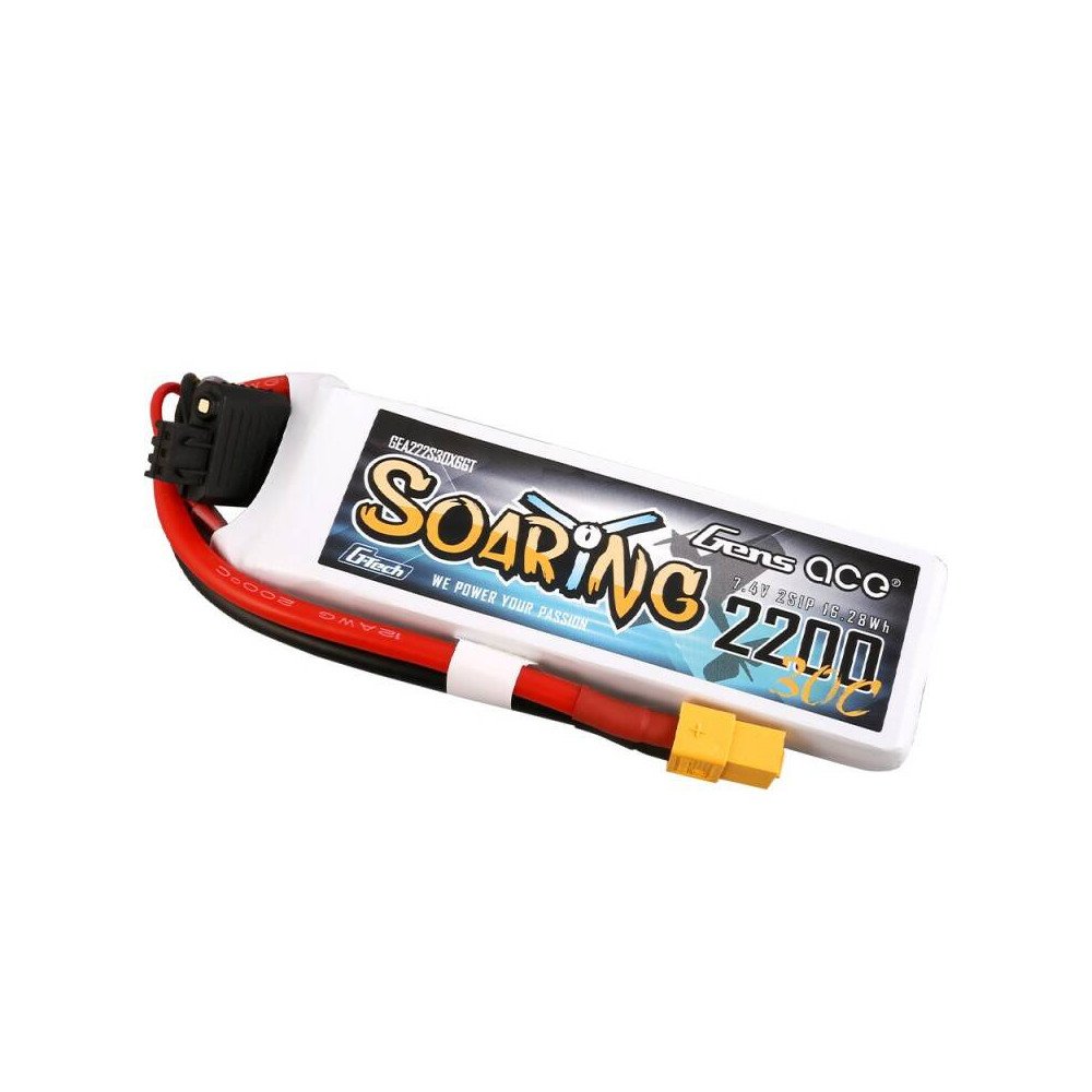 Gens Ace G-Tech Soaring 2200mAh 7.4V 30C 2S1P XT60 Akku