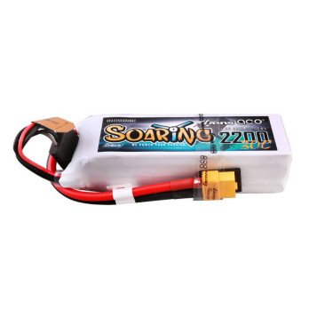 Gens ace G-Tech Soaring 2200mAh 14,8V 30C 4S1P Lipo akumulators ar XT60 spraudni