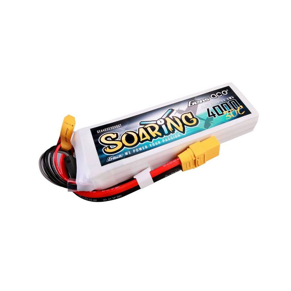 Gens ace G-Tech Soaring 4000mAh 11.1V 30C 3S1P Lipo Akku