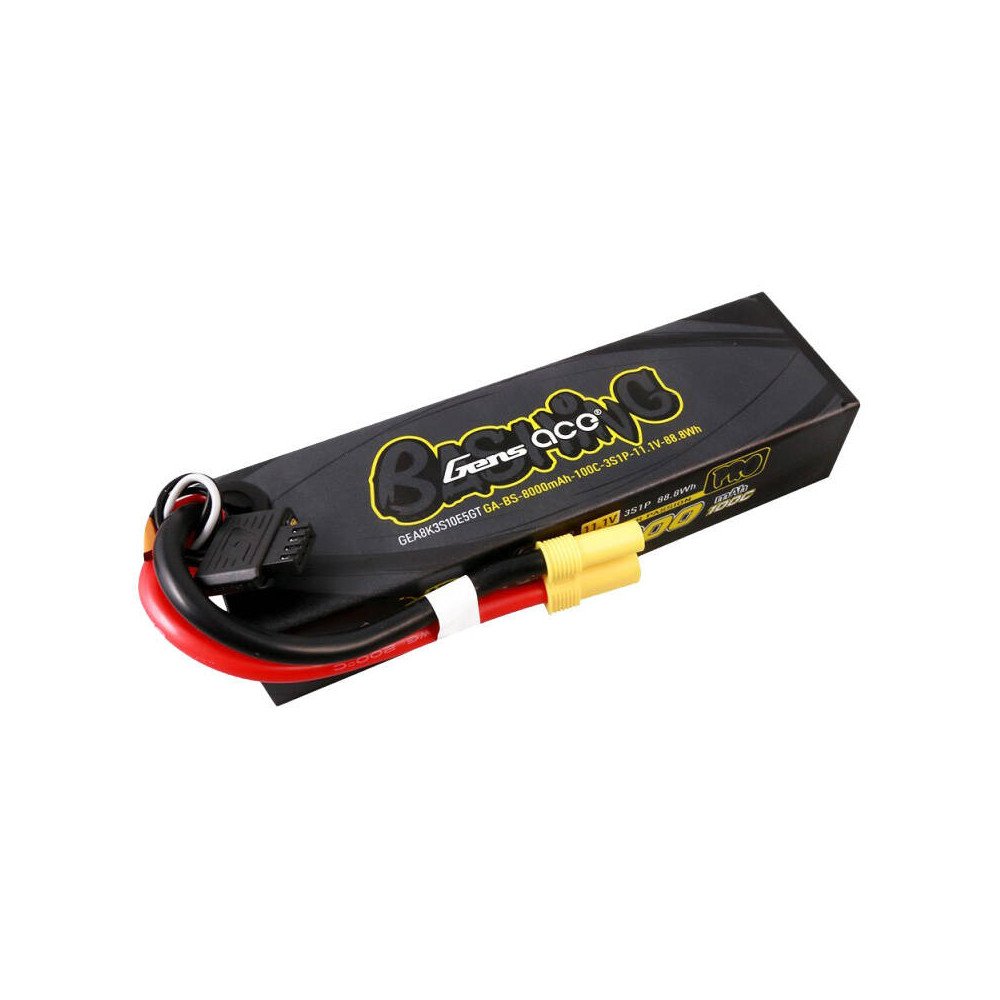 Gens ace G-Tech 8000mAh 11,1V 100C 3S1P Lipo akumulatoru komplekts ar EC5-Bashing seriju