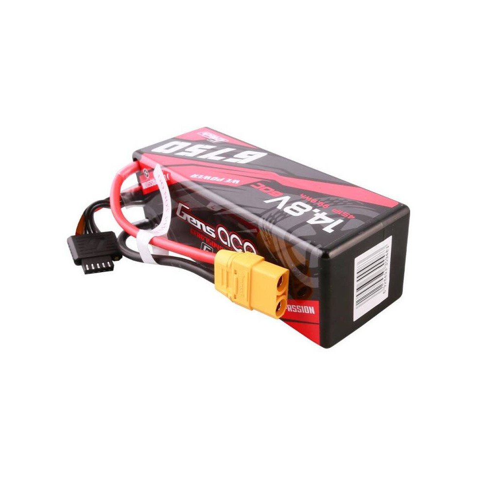 Gens ace G-Tech 6750mAh 14.8V 60C 4S1P 14# XT90 Battery