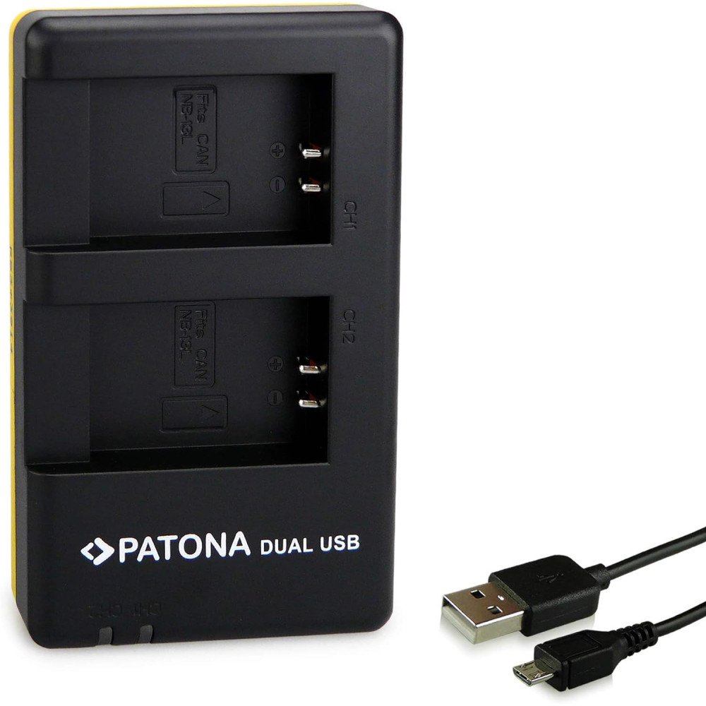 Laturi Foto Dual Quick Canon NB-13L USB