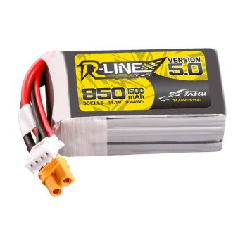 Tattu R-Line Versio 5.0 850mAh 3S 11.1V 150C XT30U-F