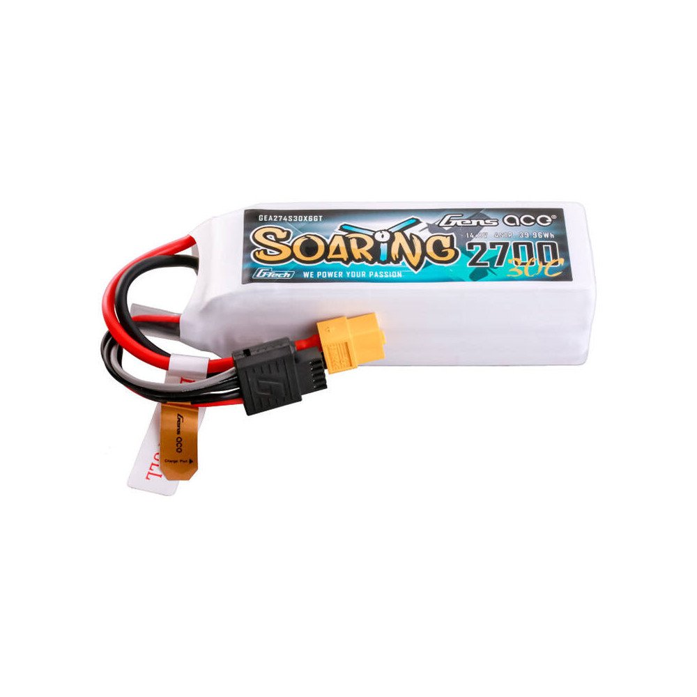 Gens ace G-Tech Soaring 2700mAh 14,8V 30C 4S1P LiPo XT60